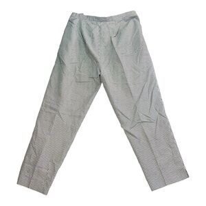 Andrea Viccaro black white checkered silk cropped pants 14